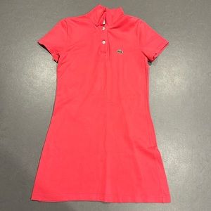 EUC Lacoste girls polo dress